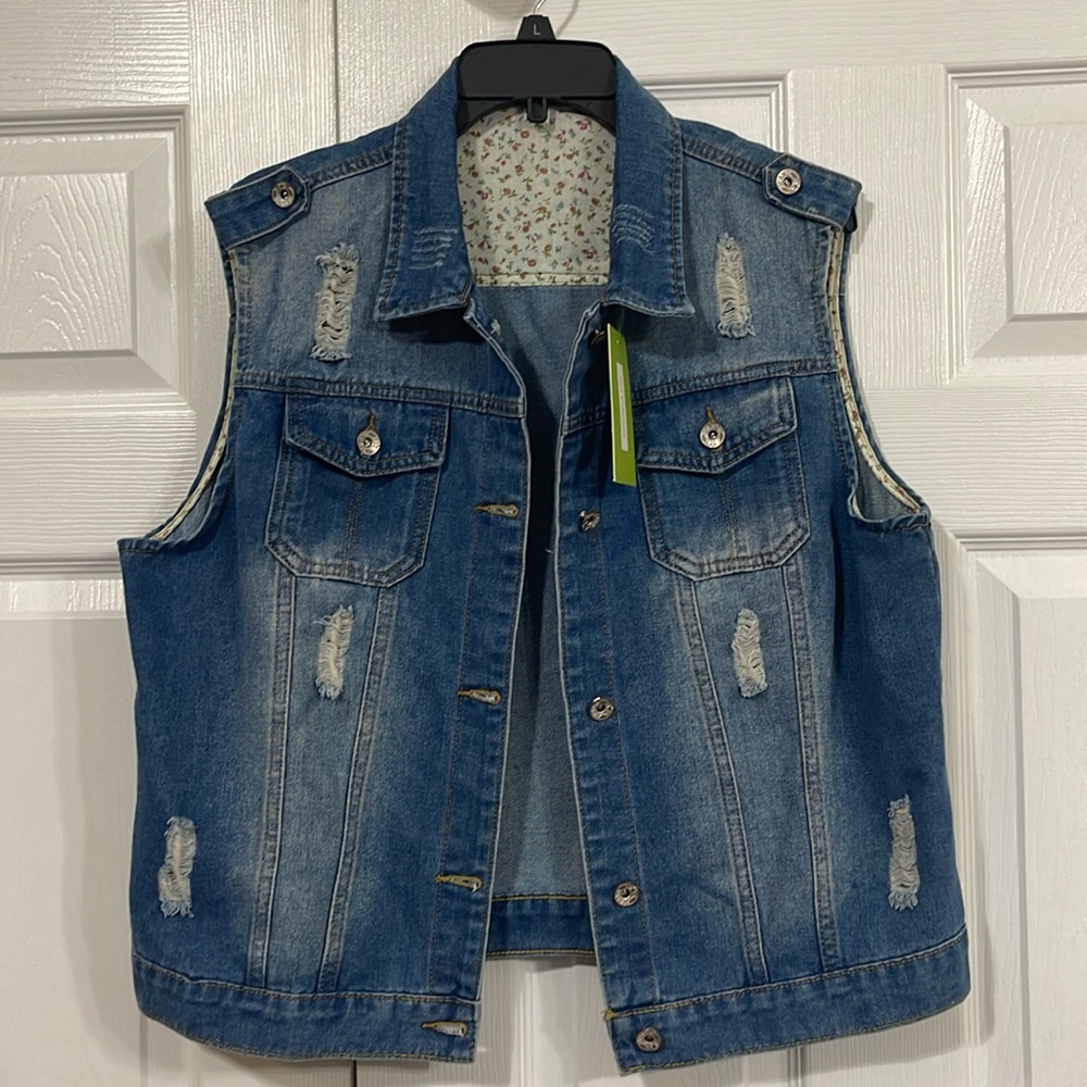 Size XL New Collection Jeans Vest